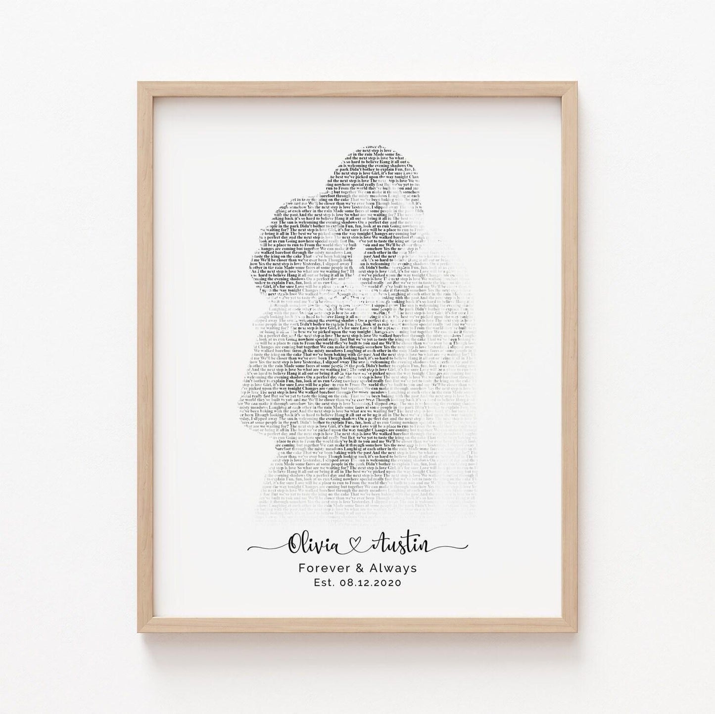 Pose Lyrics Poster